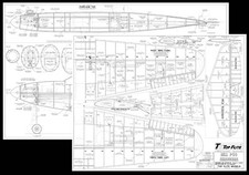 Top Flite P-39 Bell Airacobra Gold Edition 60 size plan and template set Top Flite P-39 Bell Airacobra Gold Edition 60 size plan and template set - Image 1