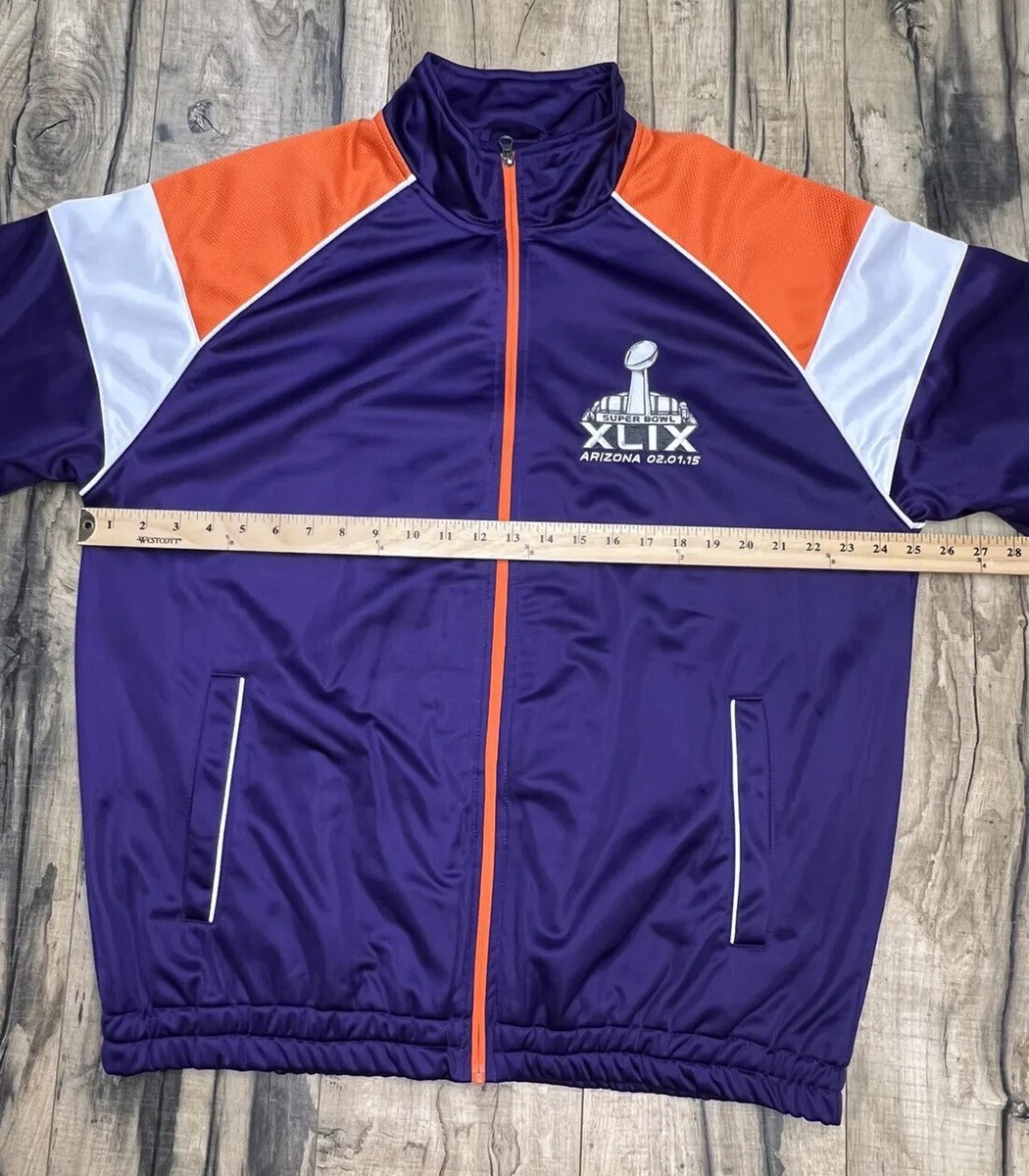 Super Bowl XLIX Arizona G-III Track Jacket Embroidered Super Bowl XLIX Arizona G-III Track Jacket Embroidered