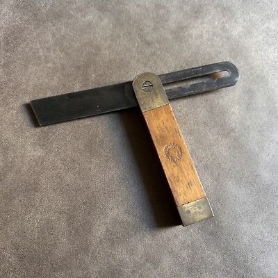 VINTAGE ELLIOTT LUCAS ELVICTA SHEFFIELD 9'' SLIDING BEVEL TOOL MADE IN ENGLAND