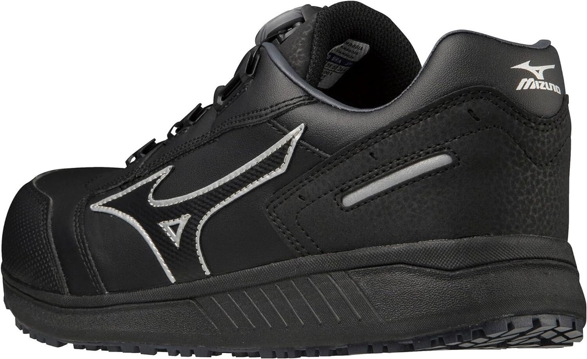 MIZUNO WORKING Safety Shoes ALMIGHTY SU51L BOA F1GA2317 Black US7