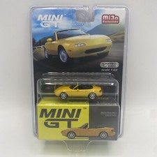 1/64 MINI GT MIJO EXCLUSIVES MAZDA MIATA MX-5 SUNBURST YELLOW ROADSTER 1 OF 2400