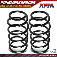2x Federn Fahrwerksfeder Vorderachse für VW Polo 6N2 1.6L 1999-2001 Schrägheck