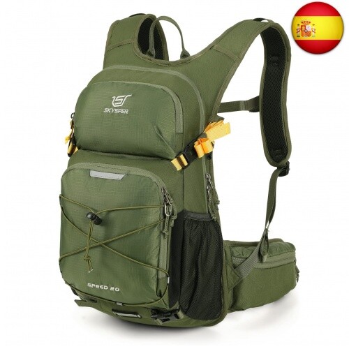 SKYSPER 20L Mochilas para Ciclismo Ultraligero con Funda para Casco Mochila de