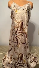 International Concepts Inc. Lacy Chemise Nightgown Dusty Magnolia Size Large