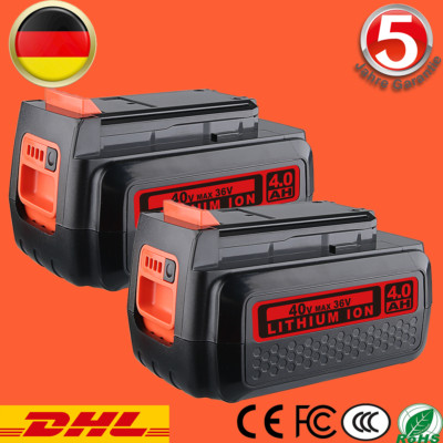1/2x 40V Für Black + Decker 36V MAX Akku BL20362-XJ Li-Ion 4,0Ah LBXR36 LBX2040