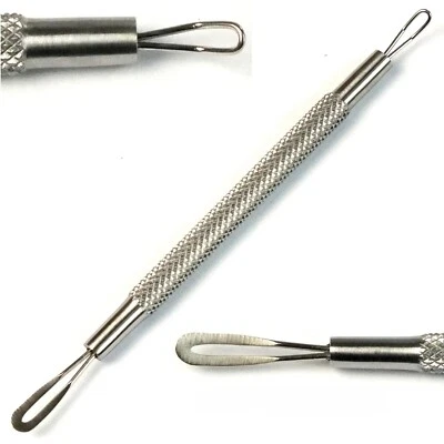 Komedonenquetscher Mitesserentferner Pickel Akne Poren doppelseitig ca. 11 cm