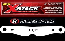 Racing Optics 10204C Laminated Tear Off Simpson RX Super Bandit Diamonback Clear
