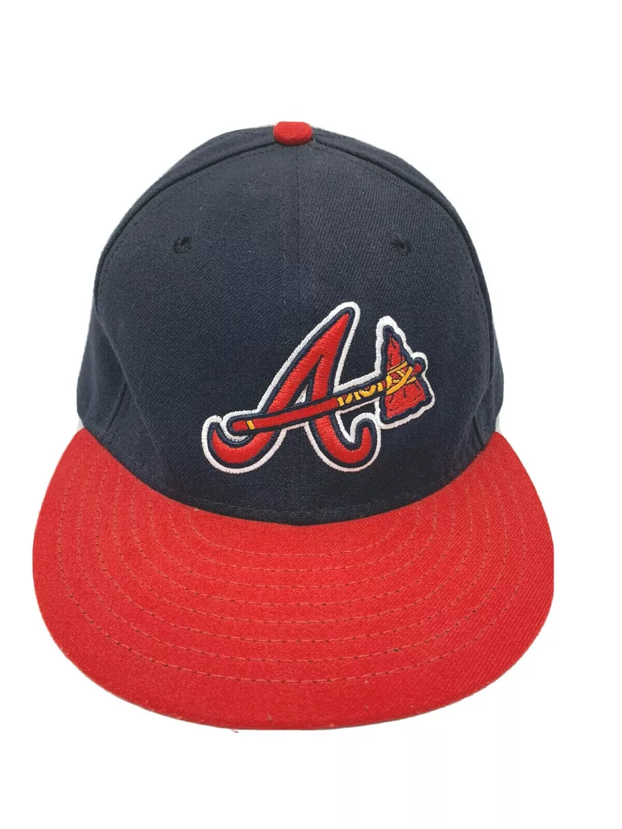 Atlanta Braves New Era Youth Authentic Collection On-Field Alternate 59FIFTY Fitted Hat - Navy/Red