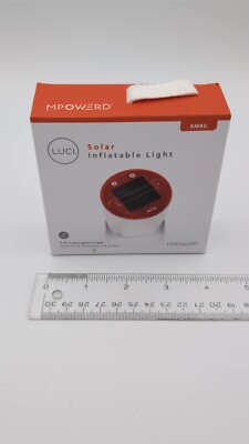 MPOWERD Solar Inflatable Light 3-in-1 Emergency Light LUCI EMRG with S.O.S. red