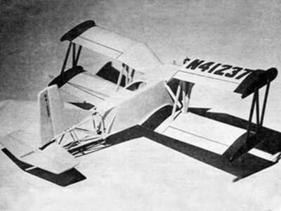 Lamson Air Tractor Airplane Desk Wood Model Small New