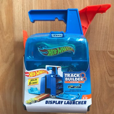hot wheels track builder display launcher