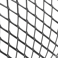 Parachoques de aluminio para carrocería de coche de 40"x13" capó ventilación radiador rejilla de malla romboidal