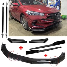 For Hyundai Elantra Front Bumper Lip Spoiler Splitter Side Skirt Rear Body Kits