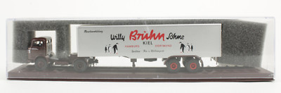 MB Mercedes Sattelzug Willy Bruhn Kiel Brekina 48594 1:87 H0 OVP [BK3-A5]