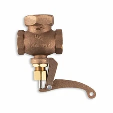 3/4"  UNITED BRASS WORKS WHISTLE VALVE.   STEAM OIL WATER, HEAVY DUTY