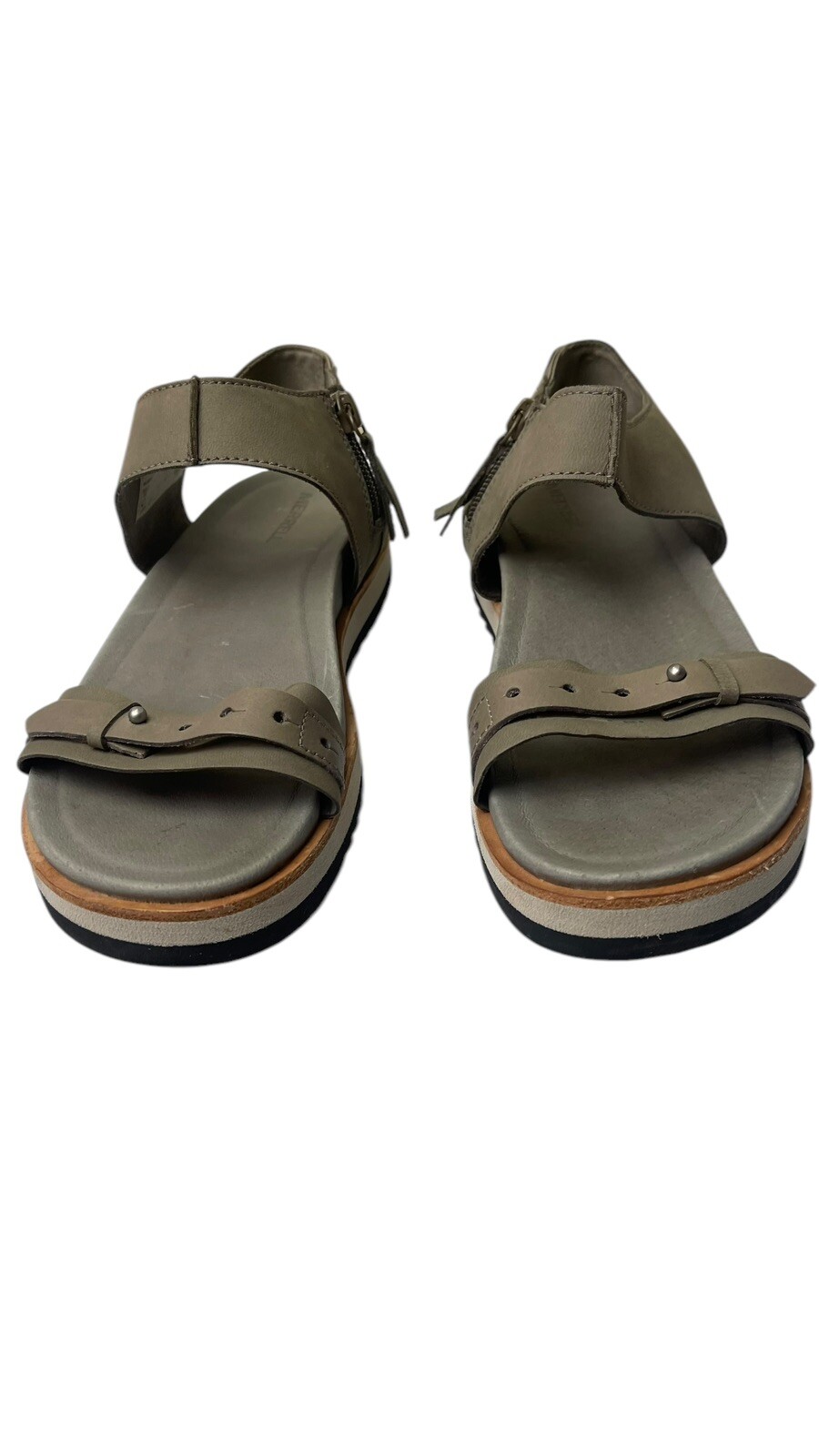 Merrell Juno Mid Zip Taglia 6 Cinturino alla Caviglia Sportivo Pelle Brindle Scarpa Donna