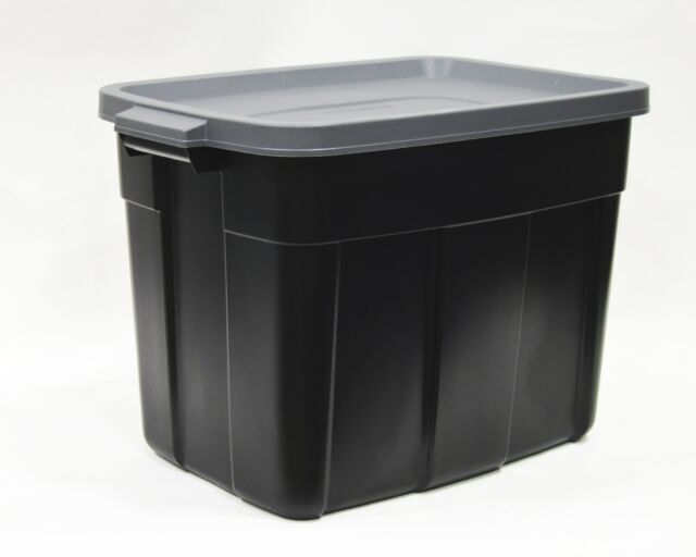 その他 Rubbermaid RoughneckStorage Box, 18 gal Rubbermaid Roughneck Storage Box - Stackable - 18 Gal, Black