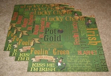 Karen Foster Design Single Sided Papers(4) ~ Kiss Me I'm Irish Collage