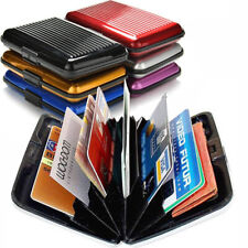 Waterproof Metal Business ID Credit Card Holder Aluminum Wallet RFID Case Pocket