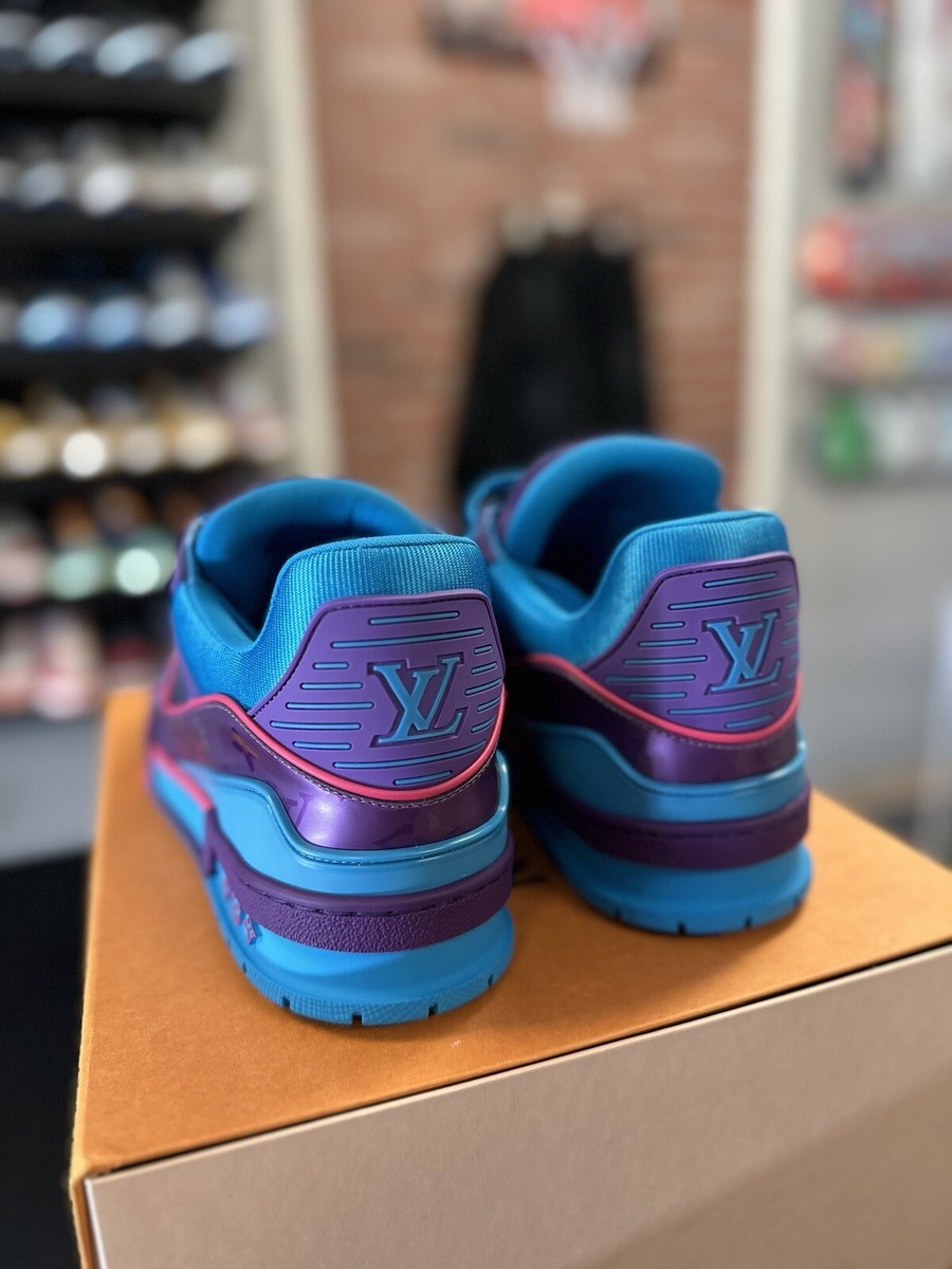 Size 9LV/10US - Louis Vuitton Trainer Sneaker in Purple Teal 100