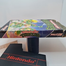 Teenage Mutant Hero Turtles Nintendo NES Cartridge + Box - (PAL B FRA)