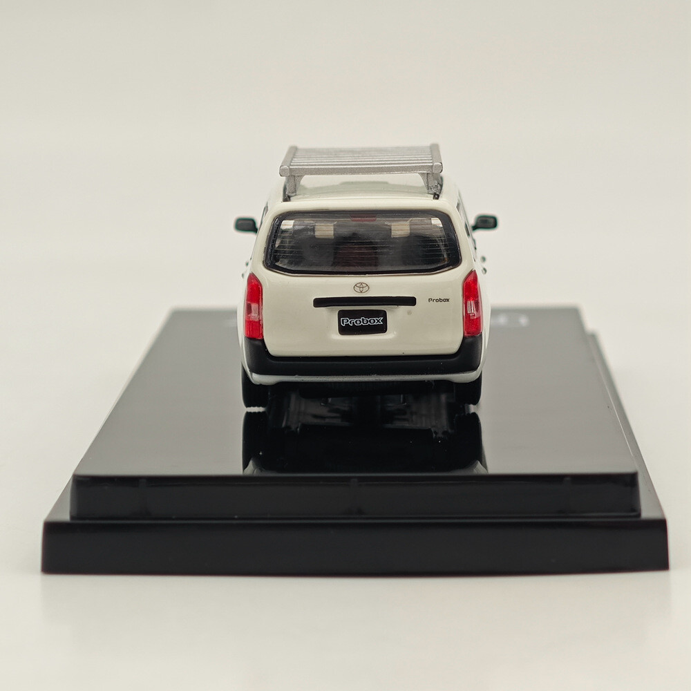 Hobby Japan 1/64 PROBOX Customized ver. with ROOF CARRIER White