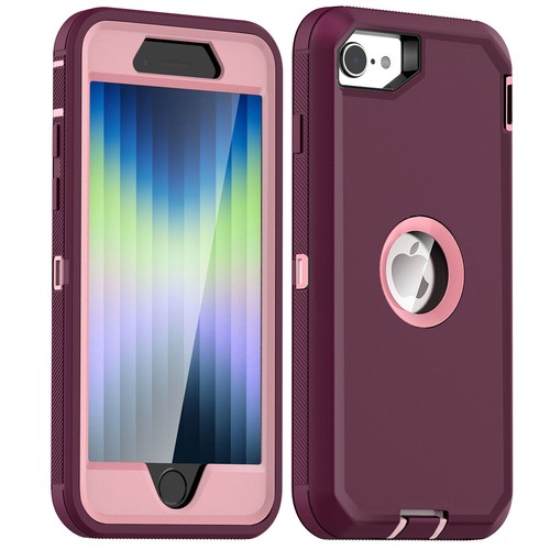 Für iPhone SE 2. 3. Hülle Hybrid Robust Stoßfest Cover Displayschutz - Bild 16 von 31