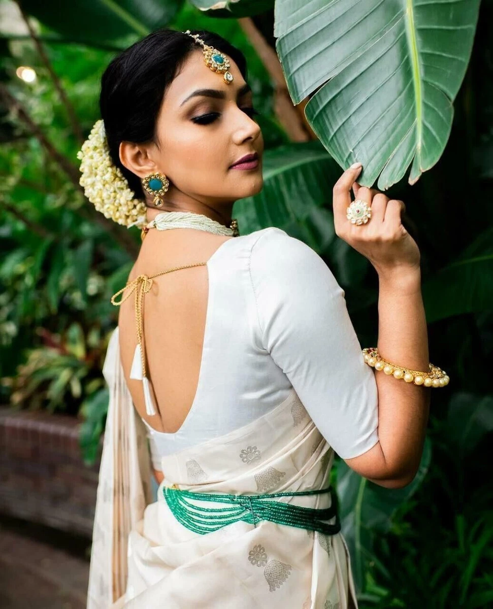 Silk saree shop wedding look