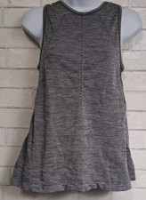 Athleta Athletic Shirt Women's XS Gray Sleeveless Stretch Athleisure Gym Yoga