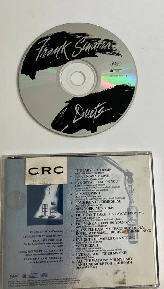 Frank Sinatra - Duets (13 Track CD Album guter Zustand) VG - Bild 2 von 2