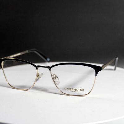Eyephoria Eyewear Brille E101 Brille Brillengestell Brille Farbe C1 Schwarz