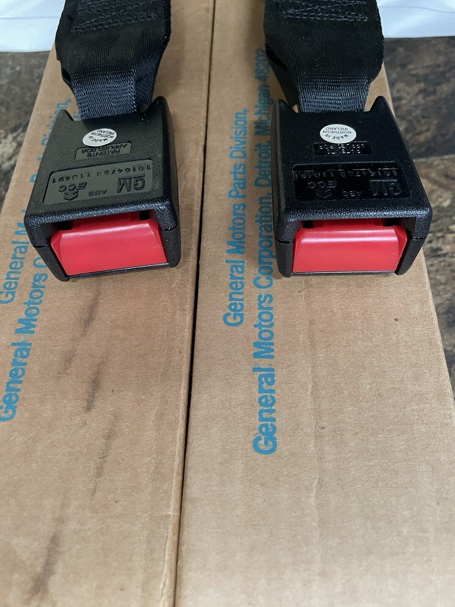 1982-1992 Camaro Firebird Trans Am Rear Seat Belt Buckle Set Of 2