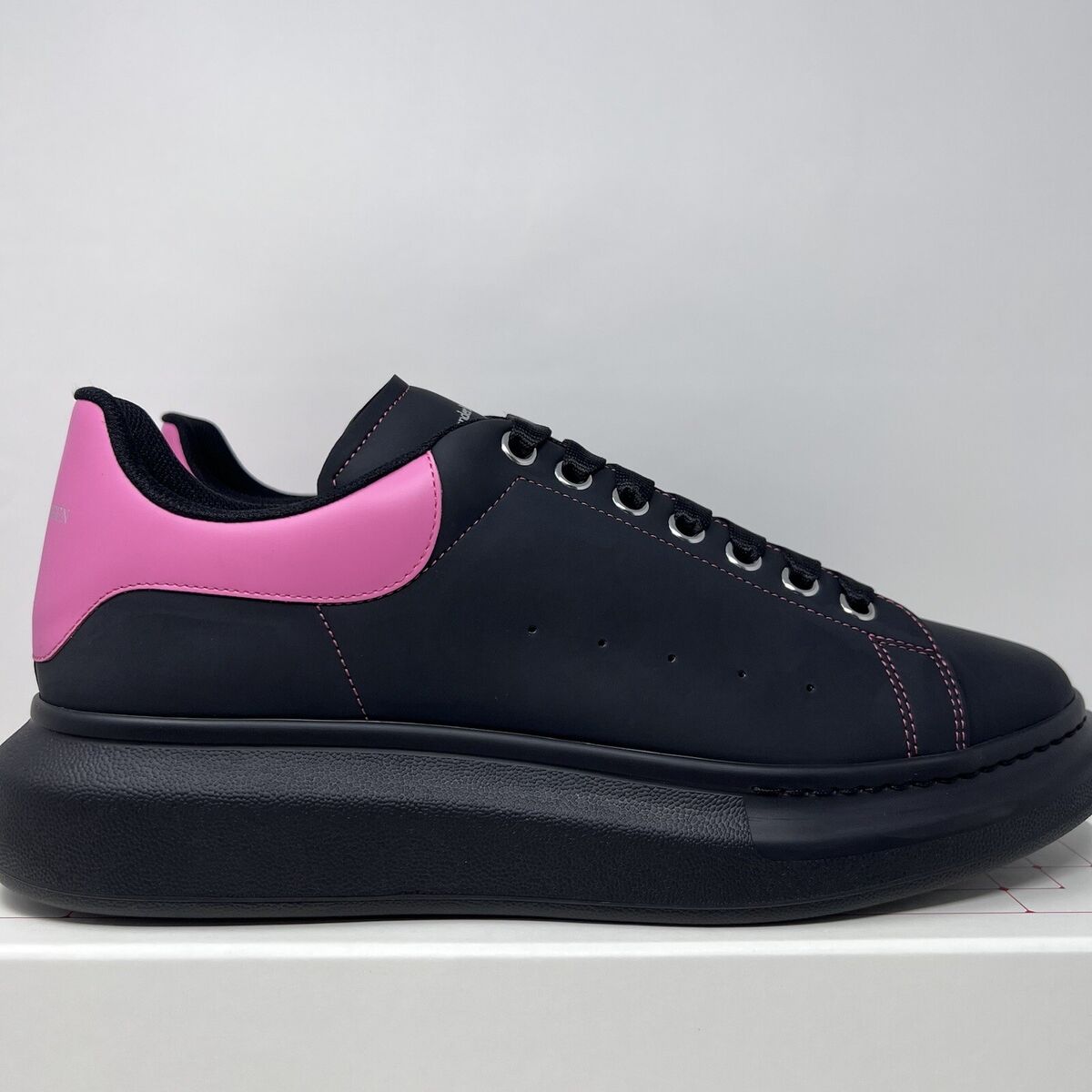 Size 14 - Alexander McQueen Oversized Sneaker Black Sugar Size 14 - Alexander McQueen Oversized Sneaker Black Sugar