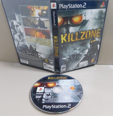 KILLZONE PS2 PlayStation 2 - Black Label NO  Manual  Disc VGC Clean Tested
