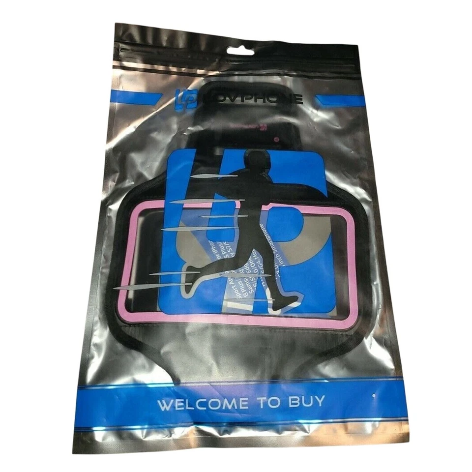 Lovphone iPhone 7/8 Plus Armband Sport Running Exercise Gym Sportband 01-Rosy - Image 2 of 3