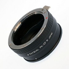 Rayqual Lens Mount Adapter for PENTAX K lens to Canon EF-M-Mount Made in Japan
