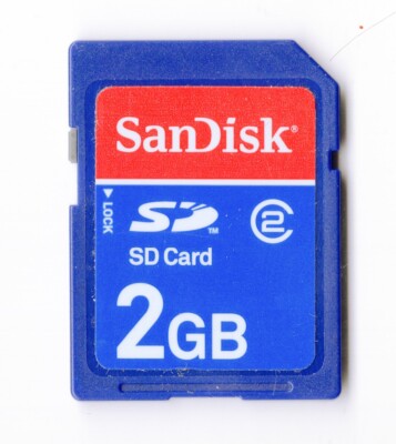 Sandisk 2GB SD Class 2 Camera Memory Card