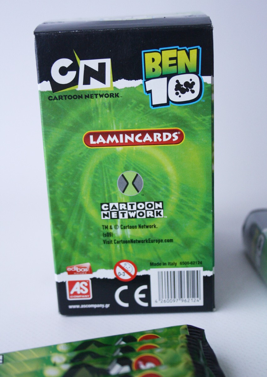 Ben 10 Lamincards Full Box Of 24 Sealed Booster Packs + Album 2009