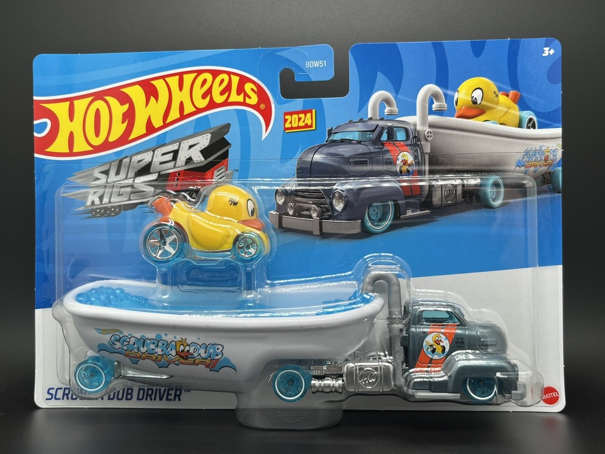 ホットウィール スクラバ・ダブ・ドライバー Amazon.com: Hot Wheels Scrubba Dub Driver New for 2024 Truck