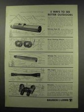 1966 Bausch  Lomb Ad - Balscope Zoom 60, Binoculars