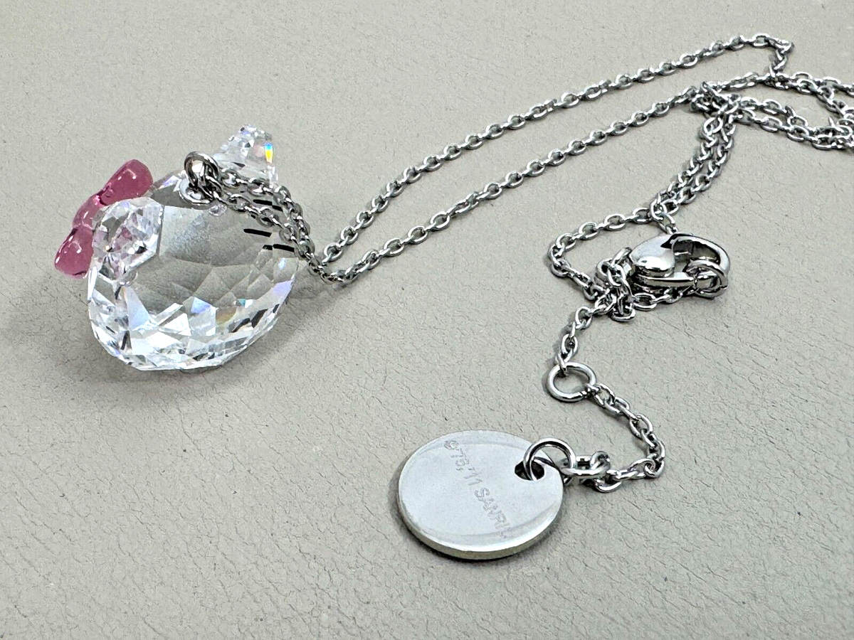 Swarovski x Hello Kitty Necklace Pendant Collaboration Crystal