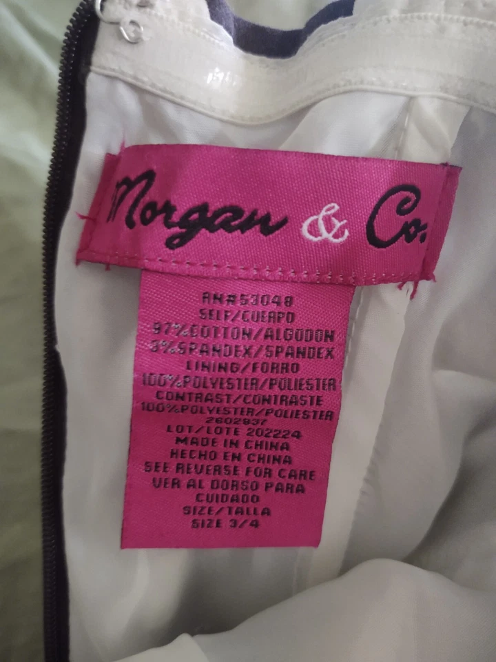 Morgan & Co Women's Dress Size 3/4 - Image 2 of 4