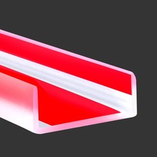 Rubber Edge Trim, Self-Adhesive U Channel Edge Trim, Edge Protector for Plywo...