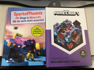 Minecraft Handbuch für Zauber und Tränke & SparkofPhoenix im Set