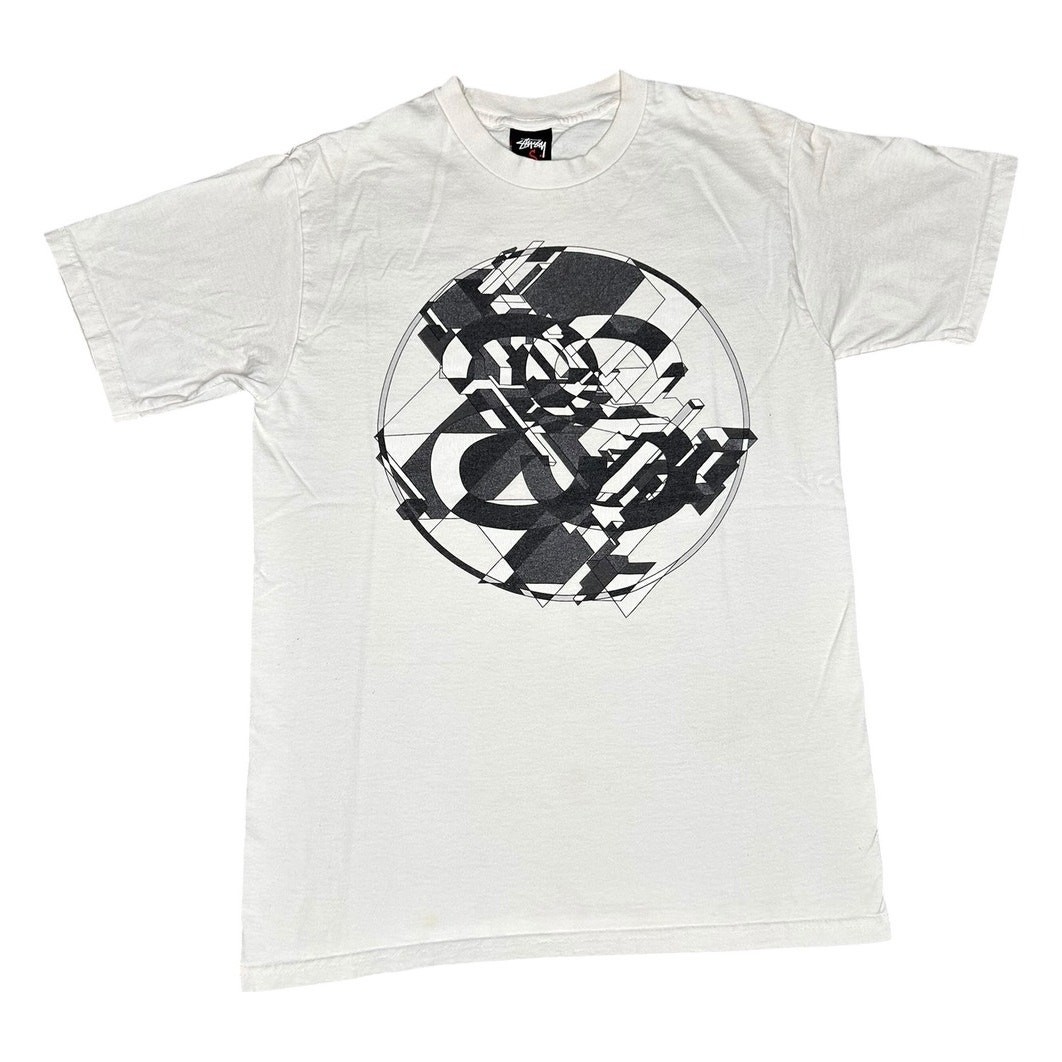 Vintage 90s Stussy Logo T-Shirt in Size S – Retro Streetwear Classic