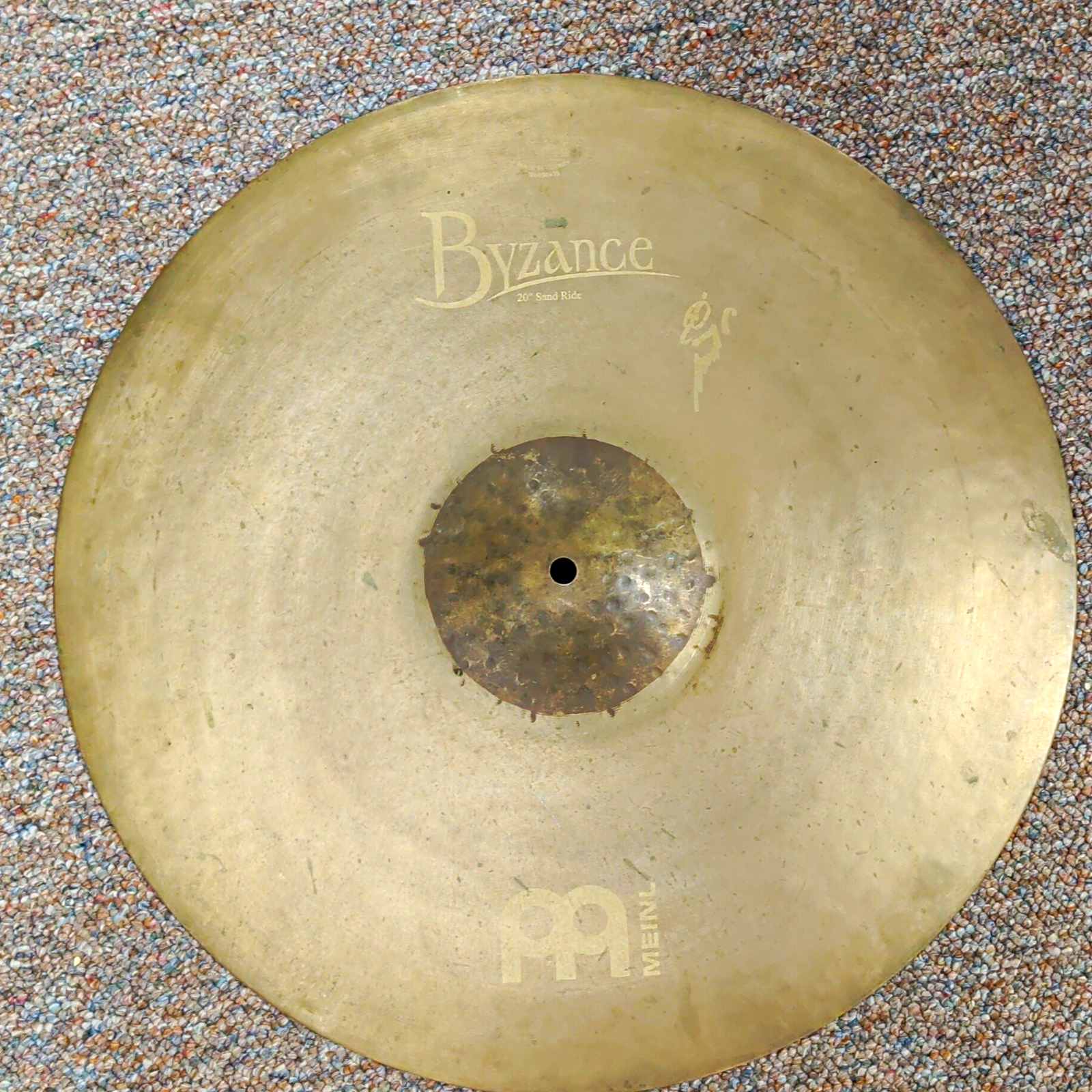 MEINL Byzance 20 in Sandblasted Bronze Sand Ride Cymbal  2367g