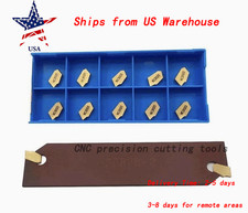 SPB26-2 Blade Slotting Tool +10pcs SP200 GTN-2 Grooving Cut-Off Carbide Inserts