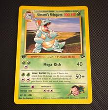 WotC Giovanni's Nidoqueen Gym Challenge 23/132 Regular Rare 1st Ed Stage 2 on eBay