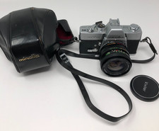 Minolta SRT 101 35mm Camera w/ Vivitar SG 28mm 2.5 / UNTESTED AS-IS