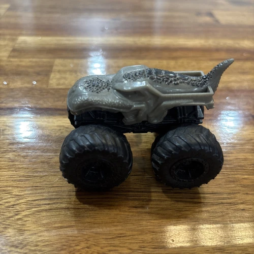 Vintage HOT WHEELS Grey T-REX Dinosaur Monster Truck 1186/HFB96 Rare Mattel A1